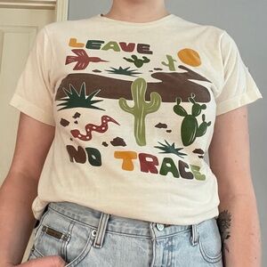 Leave no trace outdoor tshirt